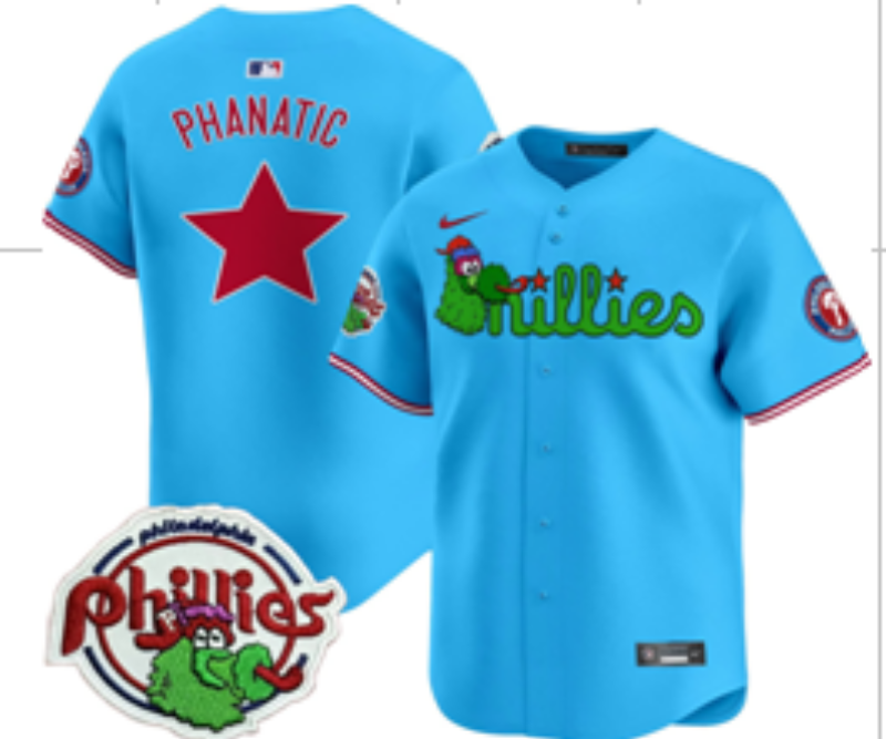 Men 2026 Philadelphia Phillies Phanatic blue Game Nike MLB Jersey 0408003